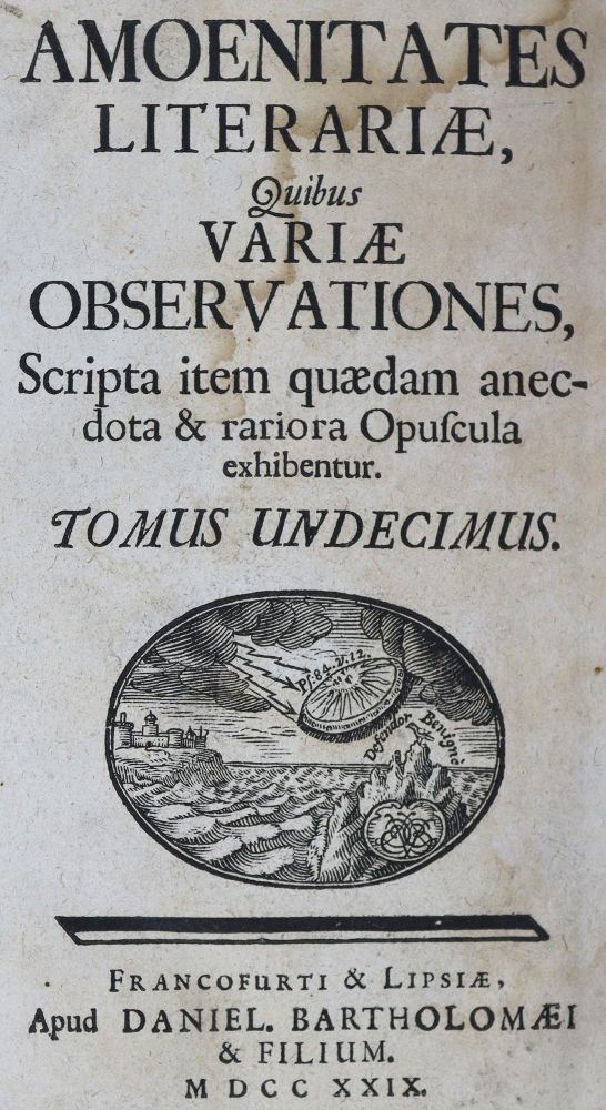 Große Abbildung Nr.2: 125-934 (Schellhorn,J.G.).: (Bibliographie und Buchwesen)