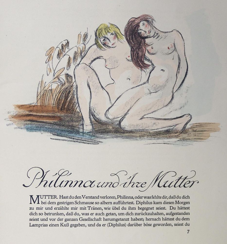 Große Abbildung Nr.2: 125-959 Lukian.: (Erotika - Galantes)
