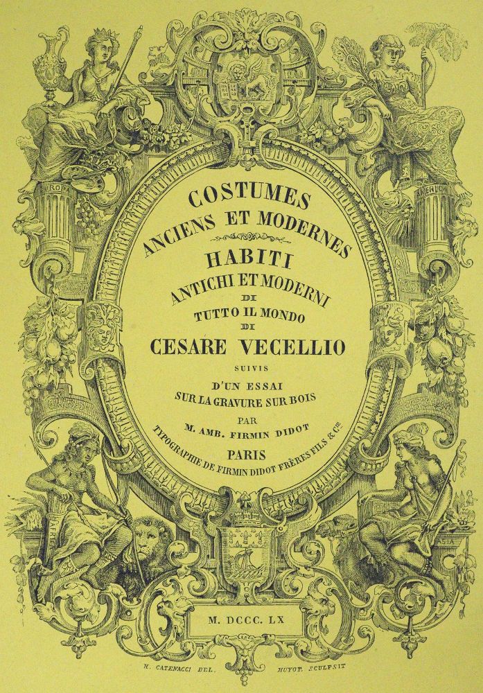 Große Abbildung Nr.1: 125-977 Vecellio,C.: (Mode und Trachten)