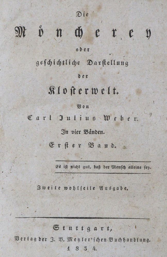 Große Abbildung Nr.1: 125-983 Weber,C.J.: (Kultur- und Sittengeschichte)