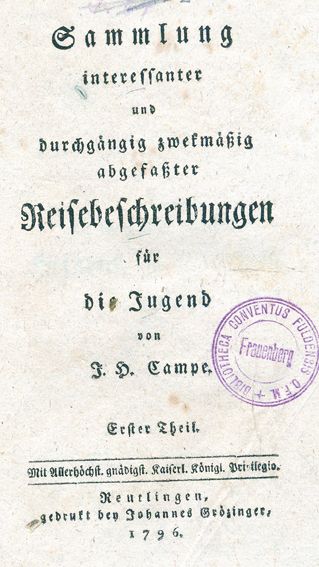 Große Abbildung Nr.1: 125-991 Campe,J.H.: (Kinder- und Jugendbücher)