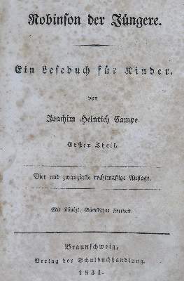 Bild Nr.2: 125-1022 Campe,J.H.: (Robinsonaden)