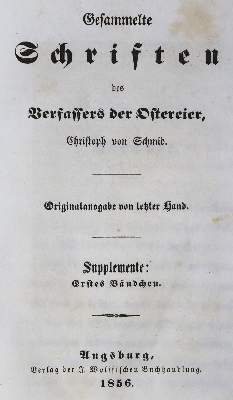 Bild Nr.2: 125-1029 Schmid,C.v.: (Kinder- und Jugendbücher)
