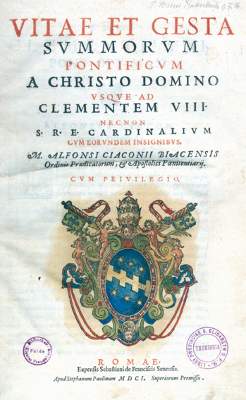 Bild Nr.1: 125-103 Chacón,A.: (Alte Drucke, Handschriften und Theologie)