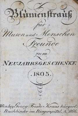 Bild Nr.2: 125-1042 Blumenstrauß: (Almanache)