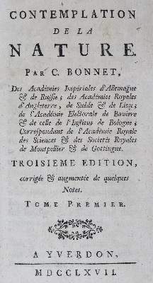 Bild Nr.1: 125-1054 Bonnet,C.: (Literatur und illustrierte Bücher bis 19.Jahrhundert)