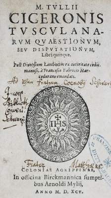 Bild Nr.1: 125-108 (Cicero,M.T.: (Alte Drucke, Handschriften und Theologie)