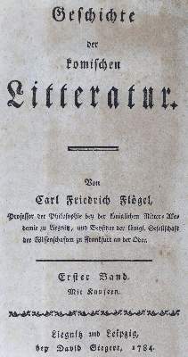 Bild Nr.1: 125-1096 Flögel,C.F.: (Literatur und illustrierte Bücher bis 19.Jahrhundert)