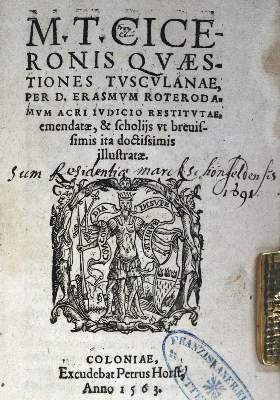 Bild Nr.2: 125-110 Cicero,M.T.: (Alte Drucke, Handschriften und Theologie)