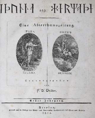 Bild Nr.1: 125-1110 Gräter,F.D. (Hrsg.).: (Literatur und illustrierte Bücher bis 19.Jahrhundert)