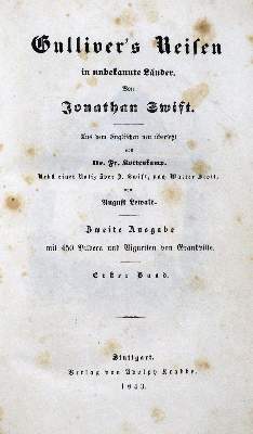 Bild Nr.1: 125-1199 Swift,J.: (Literatur und illustrierte Bücher bis 19.Jahrhundert)