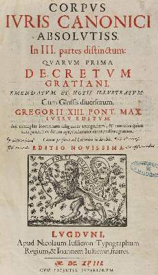 Bild Nr.2: 125-120 Corpus juris canonici,: (Alte Drucke, Handschriften und Theologie)