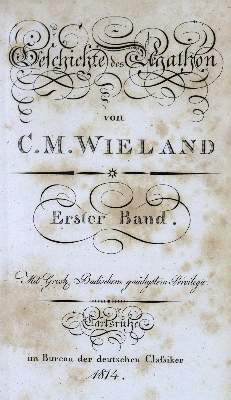 Bild Nr.2: 125-1227 Wieland,C.M.: (Literatur und illustrierte Bücher bis 19.Jahrhundert)