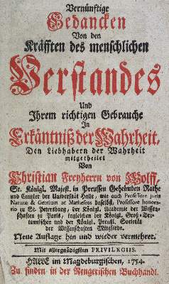 Bild Nr.1: 125-1231 Wolff,C.v.: (Literatur und illustrierte Bücher bis 19.Jahrhundert)
