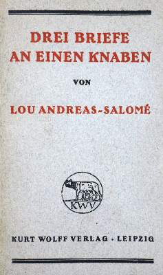 Bild Nr.1: 125-1240 Andreas-Salome,L.: (Literatur und illustrierte Bücher 20.Jahrhundert - Alte Literatur in modernen Ausgaben)