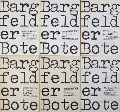 Bild Nr.1: 125-1243 Bargfelder Bote.: (Arno Schmidt)
