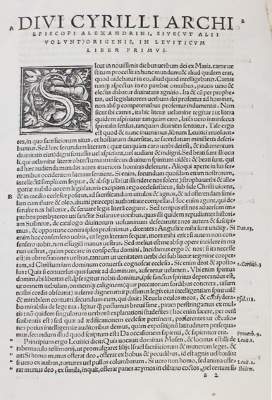 Bild Nr.2: 125-125 Cyprianus,C.: (Alte Drucke, Handschriften und Theologie)