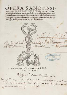 Bild Nr.1: 125-126 Cyprianus,C.: (Alte Drucke, Handschriften und Theologie)