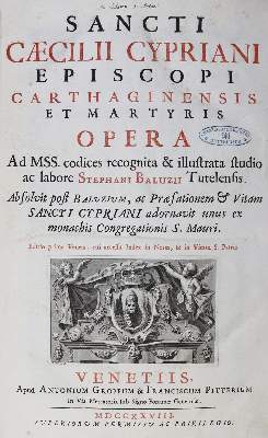 Bild Nr.1: 125-127 Cyprianus,T.C.: (Alte Drucke, Handschriften und Theologie)