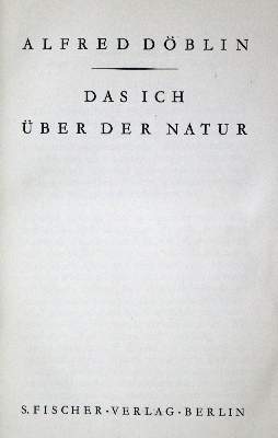 Bild Nr.2: 125-1274 Döblin,A.: (Literatur und illustrierte Bücher 20.Jahrhundert - Alte Literatur in modernen Ausgaben)