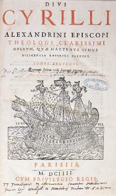 Bild Nr.1: 125-128 Cyrillus Alexandrinus.: (Alte Drucke, Handschriften und Theologie)