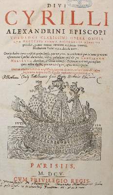 Bild Nr.2: 125-128 Cyrillus Alexandrinus.: (Alte Drucke, Handschriften und Theologie)