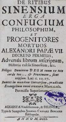 Bild Nr.1: 125-133 De ritibus Sinensium: (Alte Drucke, Handschriften und Theologie)