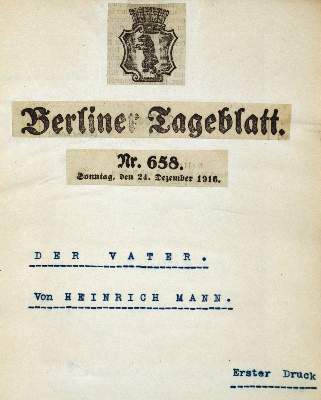 Bild Nr.1: 125-1357 Mann,H.: (Literatur und illustrierte Bücher 20.Jahrhundert - Alte Literatur in modernen Ausgaben)
