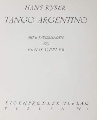 Bild Nr.1: 125-1374 Kyser,H.: (Oppler)