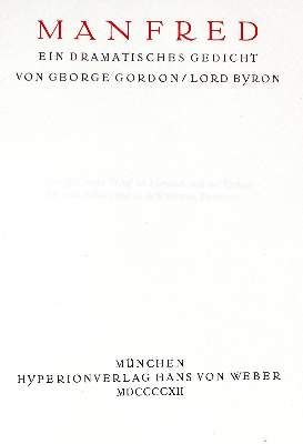 Bild Nr.1: 125-1388 Byron,G.G.: (Pressendrucke)