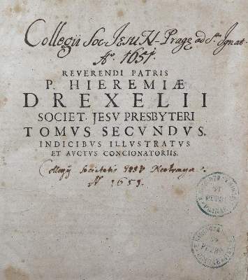Bild Nr.2: 125-140 Drexel,J.: (Alte Drucke, Handschriften und Theologie)