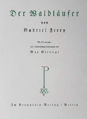 Bild Nr.2: 125-1441 Ferry,G. (d.i. L.de Bellemare).: (Slevogt)
