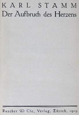 Bild Nr.3: 125-1444 Stamm,K.: (Literatur und illustrierte Bücher 20.Jahrhundert - Alte Literatur in modernen Ausgaben)