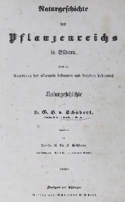 Bild Nr.1: 125-1501 Schubert,H.H.v. u. C.F.Hochstetter.: (Botanik)