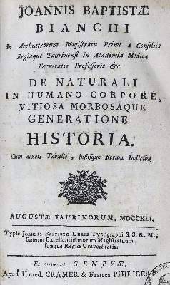 Bild Nr.1: 125-1553 Bianchi,J.B.: (Medizin, Gynäkologie)