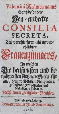 Bild Nr.1: 125-1554 Hellwig,C.v. (Pseud: V.Kräutermann).: (Medizin, Gynäkologie)