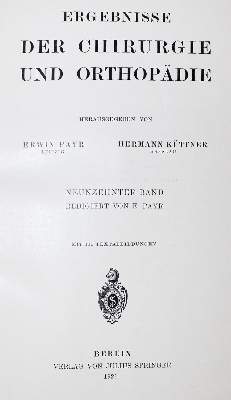 Bild Nr.1: 125-1580 Payr,E. u.a. (Hrsg.).: (Medizin)