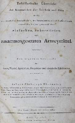 Bild Nr.1: 125-1584 Ebermaier,J.C.: (Medizin, Pharmazie)
