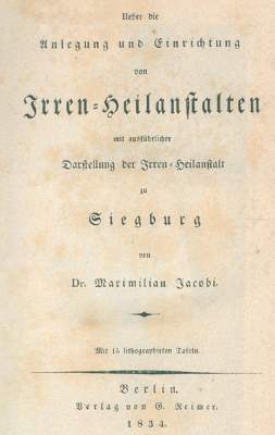 Bild Nr.1: 125-1589 Jacobi,M.: (Medizin, Psychiatrie)