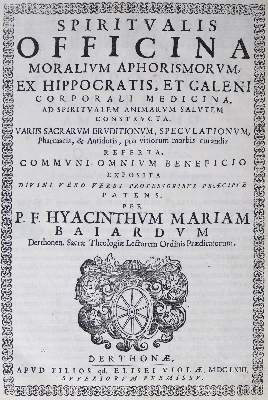 Bild Nr.2: 125-16 Baiardi,G.M.: (Alte Drucke, Handschriften und Theologie)