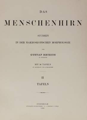 Bild Nr.1: 125-1608 Retzius,G.: (Medizin)