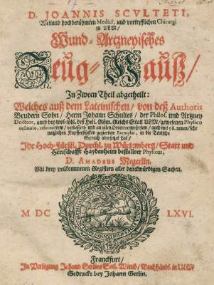 Bild Nr.1: 125-1618 Scultetus (Schultes),J.: (Medizin)