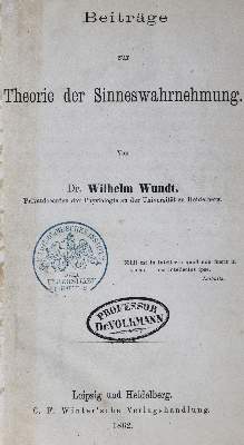 Bild Nr.1: 125-1632 Wundt,W.: (Medizin)