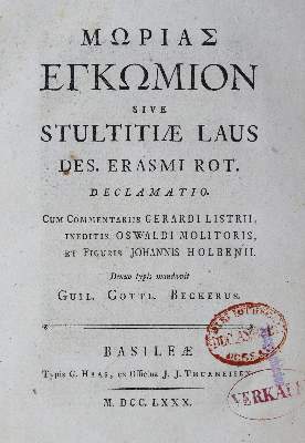 Bild Nr.2: 125-165 Erasmus von Rotterdam,D.: (Alte Drucke, Handschriften und Theologie)