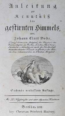 Bild Nr.1: 125-1669 Bode,J.E.: (Verschiedene Gebiete - Varia, Astronomie)