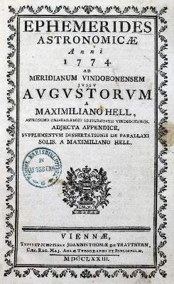 Bild Nr.1: 125-1672 Hell,M.: (Verschiedene Gebiete - Varia, Astronomie)