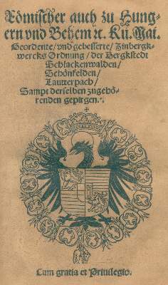 Bild Nr.4: 125-1683 Bergk Ordenung: (Verschiedene Gebiete - Varia, Bergbau)