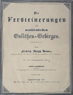 Bild Nr.1: 125-1698 Roemer,F.A.: (Verschiedene Gebiete - Varia, Geologie - Mineralogie u. Paläontologie)
