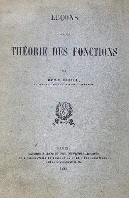 Bild Nr.1: 125-1706 Borel,E.: (Verschiedene Gebiete - Varia, Mathematik)