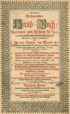 Bild Nr.1: 125-1709 Herr,G.: (Verschiedene Gebiete - Varia, Mathematik)